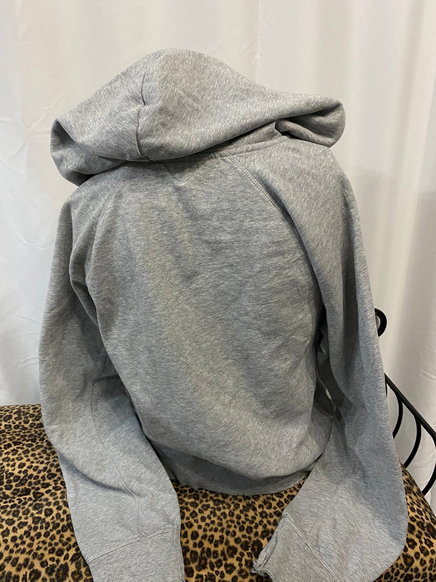 M - Roxy Y2K Spellout Grey Zip Hoodie