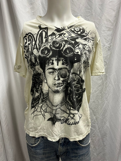 L - Mission 2000s Frida Gothic Graphic Tee
