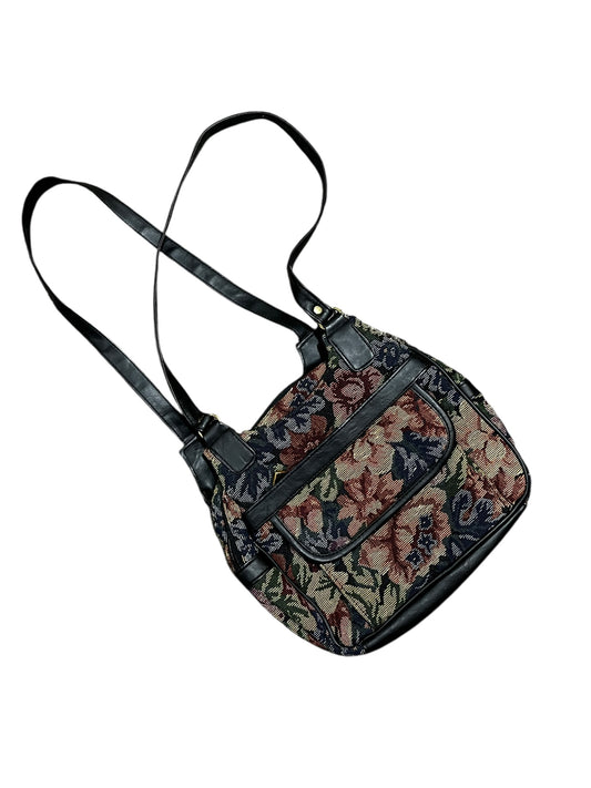 Purse - Quilted Floral Shoulder Bag
