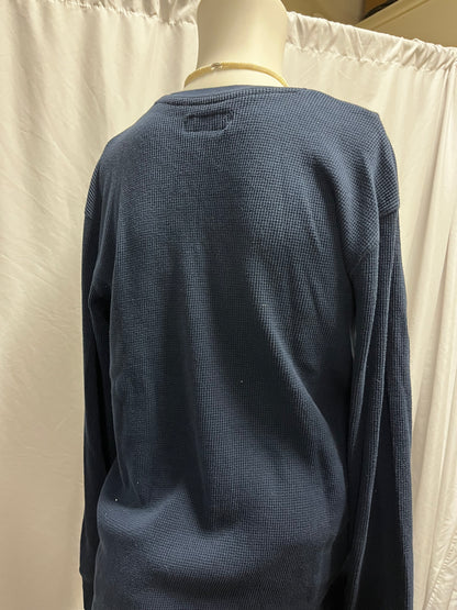 L - Ecko Unltd. Y2K Graphic Waffle Thermal Long Sleeve