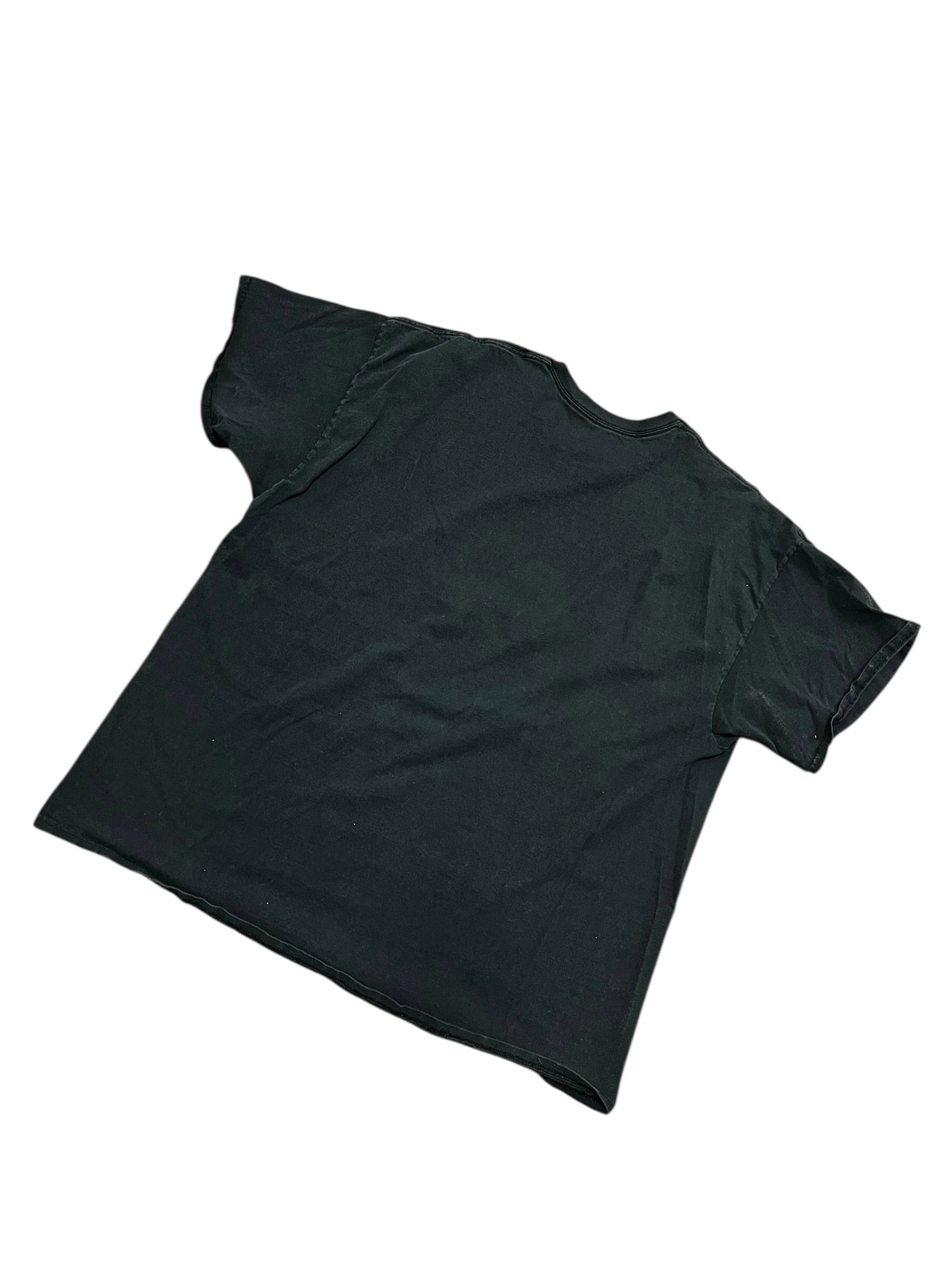 L/XL - Grim Reaper 2000s Green Flames Graphic Tee