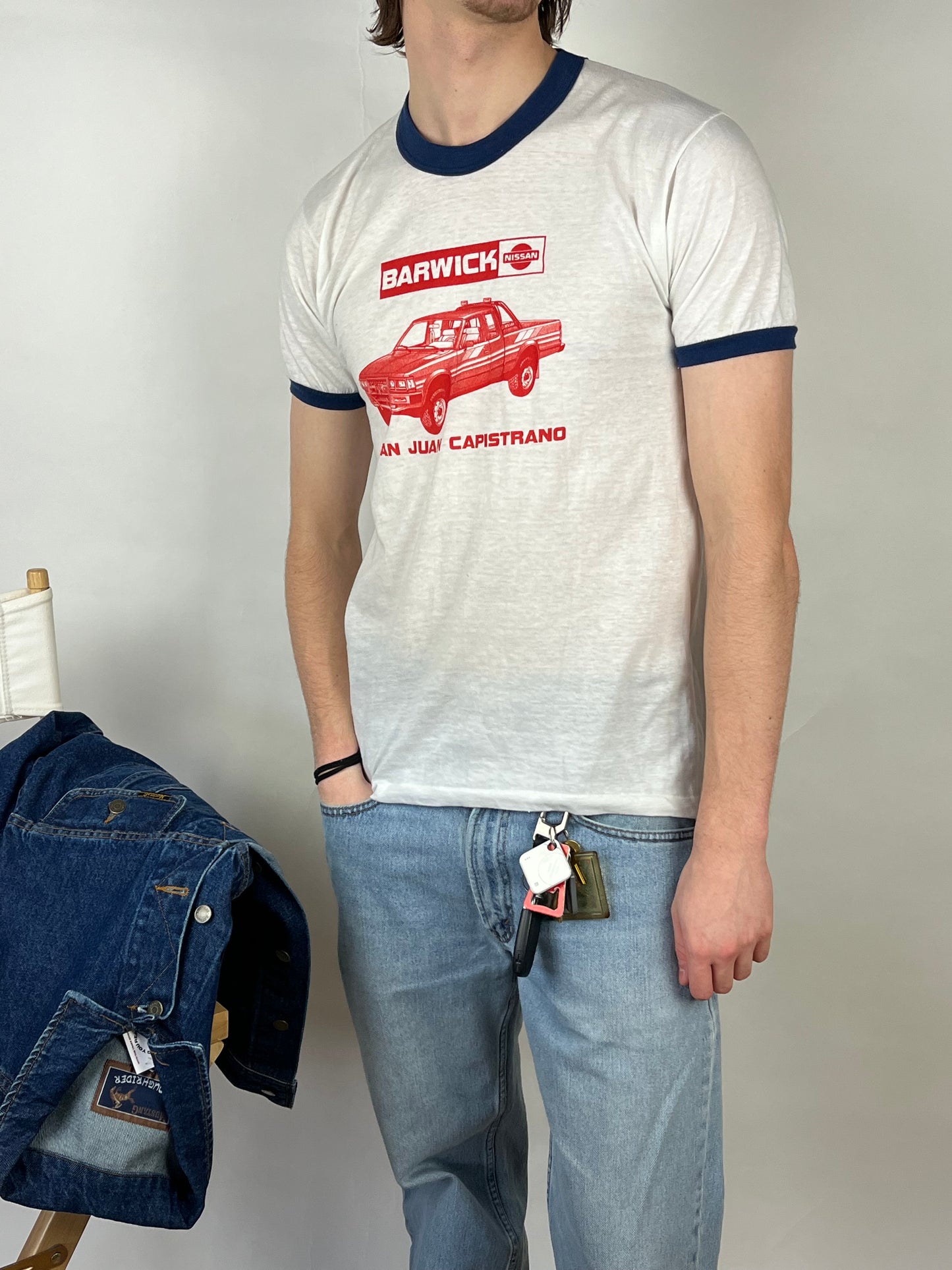 Vintage Barwick Nissan Ringer Tee