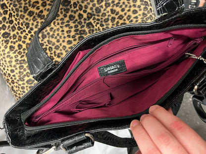Purse - Tuscan's Buckle Detail Faux Snakeskin Tote