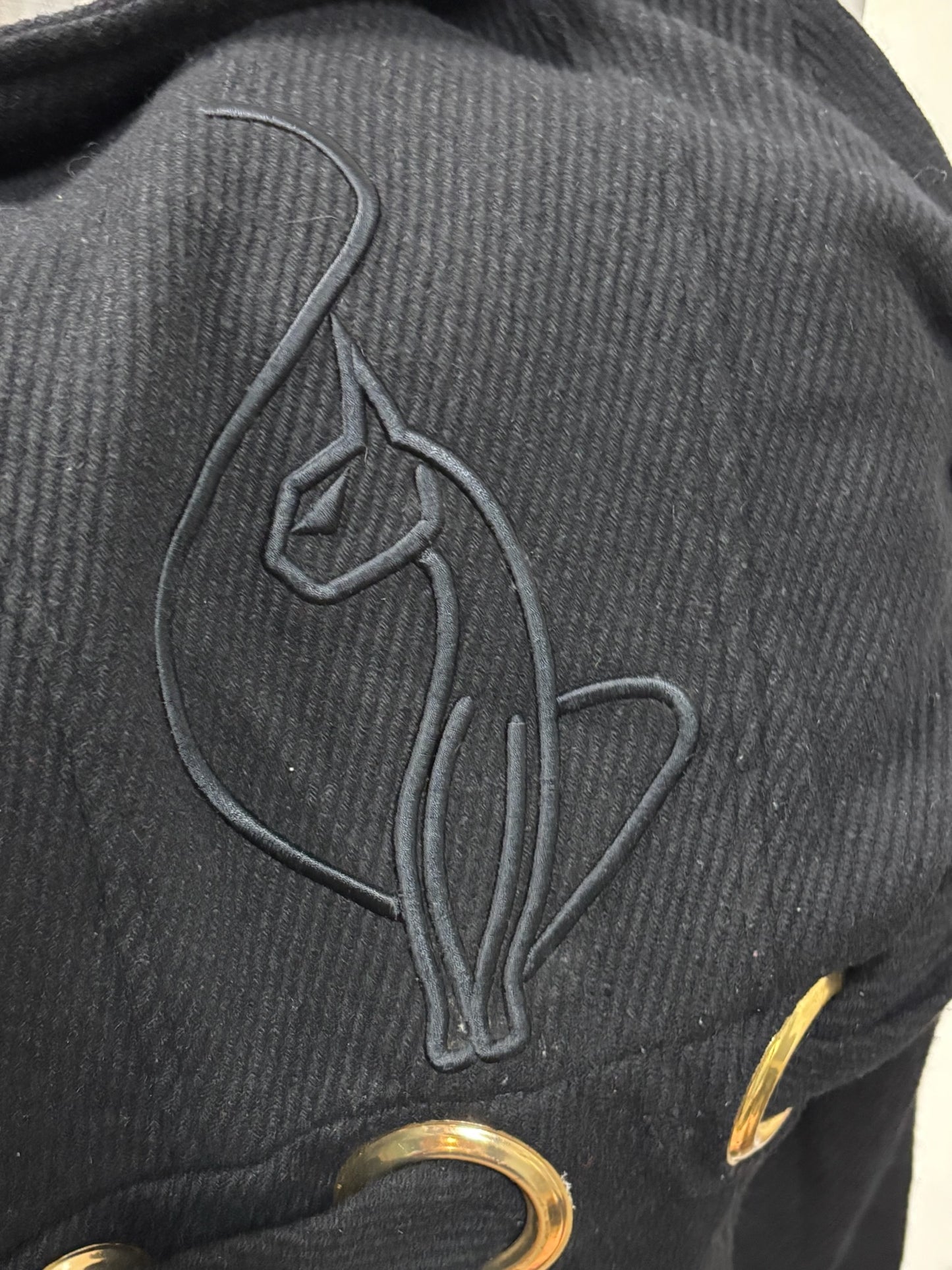 XS - Baby Phat Wide Collar Tie Short Jacket