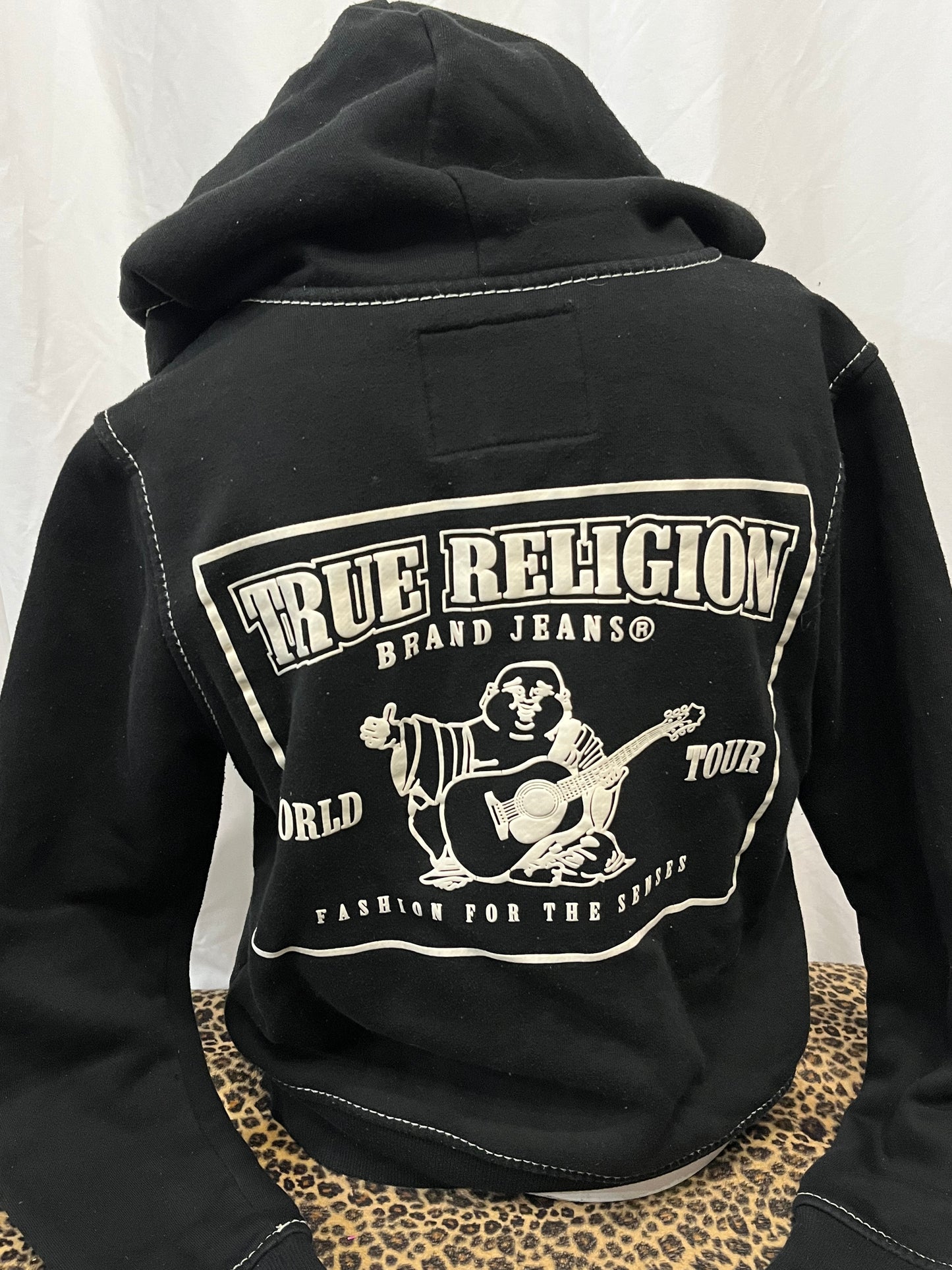 S/M - True Religion Graphic Zip Hoodie