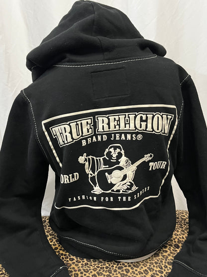 S/M - True Religion Graphic Zip Hoodie