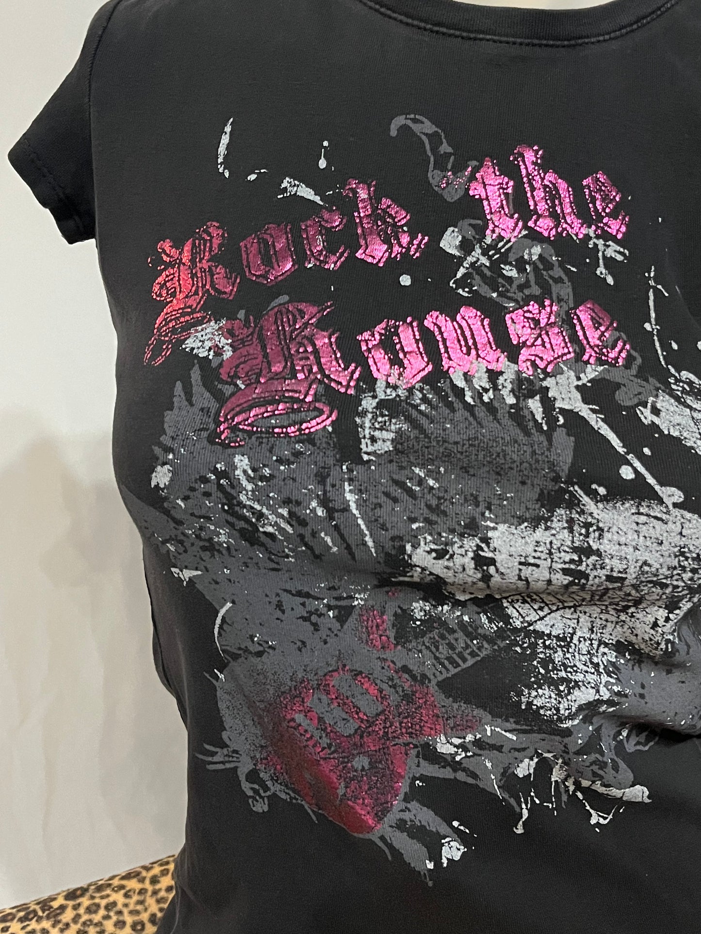 M - Rock Y2K Gothic Graphic Top