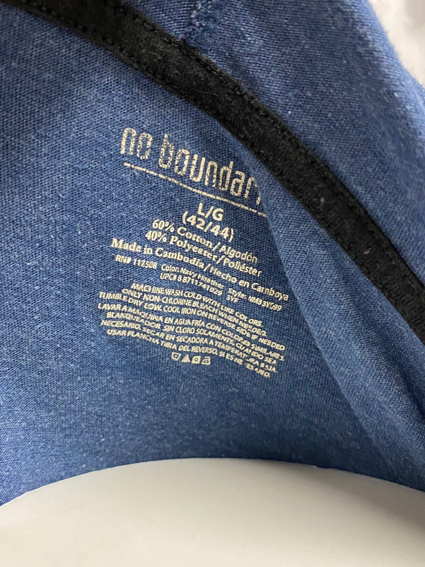 L - No Boundaries Gothic Graphic Lightweight Hoodie