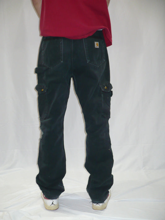 34 x 34 - Carhartt Relaxed Black Cargo Pants