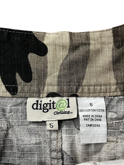 SZ 5 - Digit@l Y2K Camo Mini Skirt