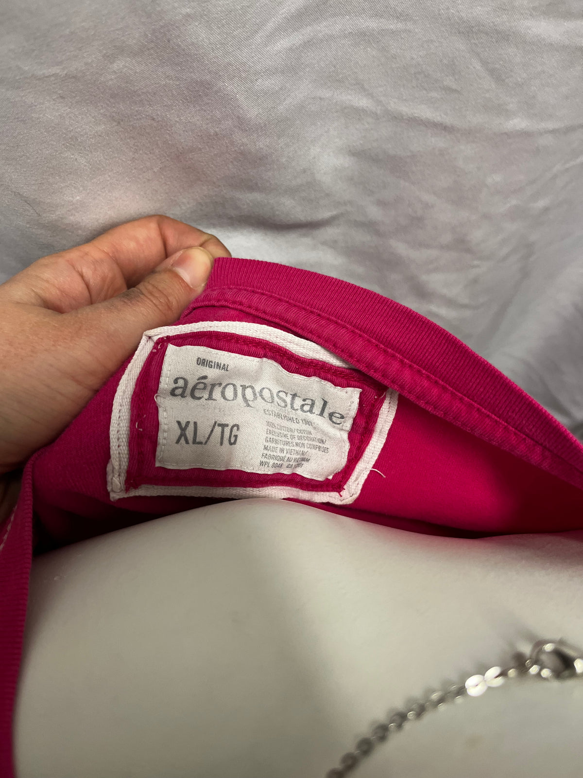 XL - Aeropostale Y2K Pink Applique Tee