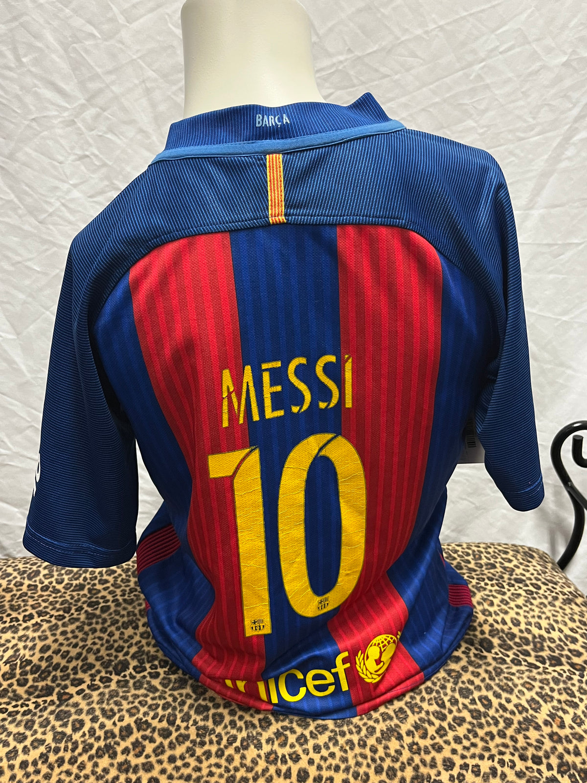 S/M - FCB Lionel Messi Football Jersey Tee