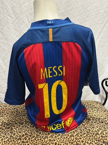 S/M - FCB Lionel Messi Football Jersey Tee
