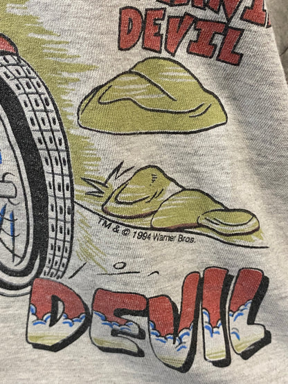 XL - Looney Tunes 1994 Taz Off Shoulder Graphic Tee