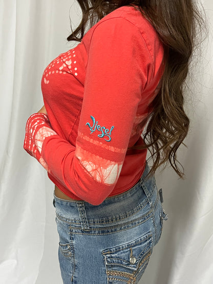 S - Diesel Y2K Belle Sleeve Graphic Top