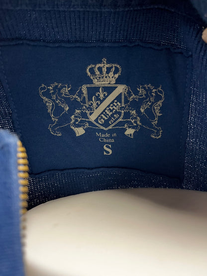 S - Guess Y2K Gothic Graphic Zip Sweater