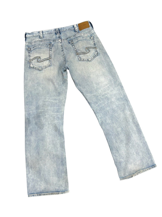 36 x 32" - Silver 2000s Gordie Bootcut Light Wash Men's Jeans