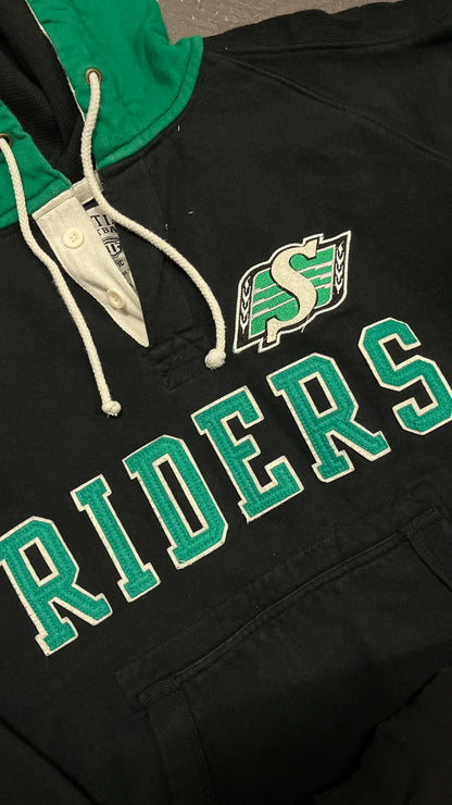 M - Saskatchewan Roughriders 2000s Old Time Heavy Hoodie