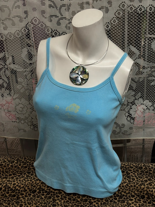 L - Cancun Y2K Graphic Cami Top