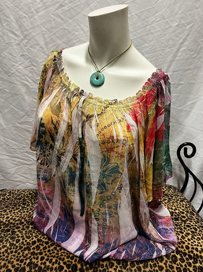 XL - Simply Irresistible Sheer Fairy Tie Blouse