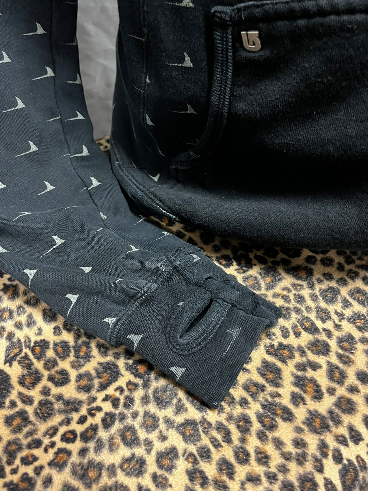 S - Burton Snowboards 2000s Graphic Zip Hoodie