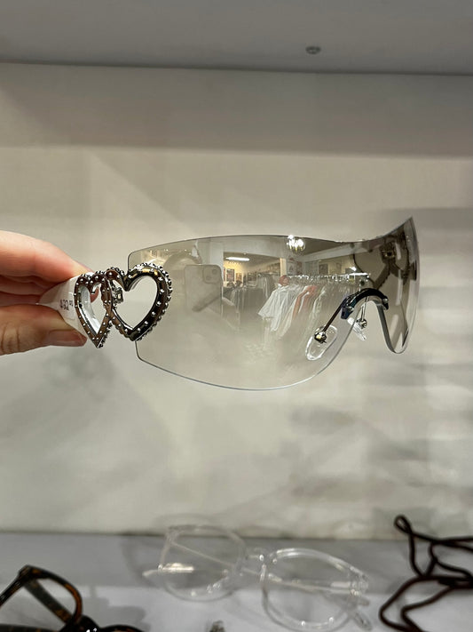 Sunnies - Y2K Style Bling Hearts