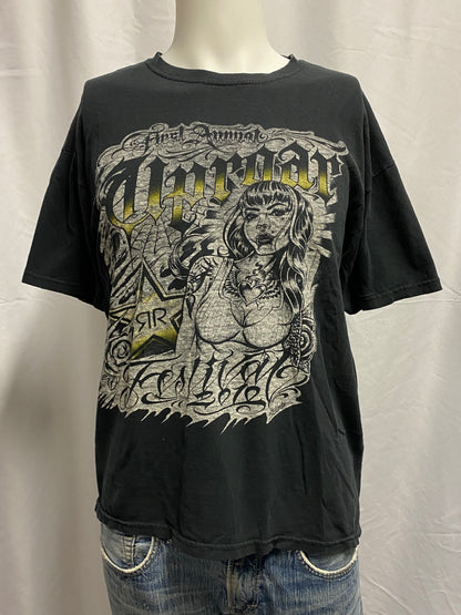 L - Uproar Festival Rockstar Energy Gothic Graphic Tee