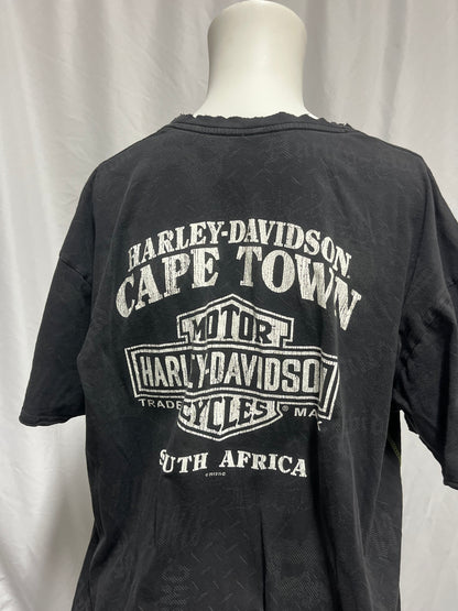 XXL - Harley Davidson Cape Town Green + Black Graphic Tee