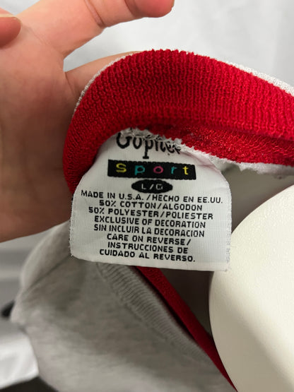 L - Nebraska Teddy Bear 90s College Sweatshirt