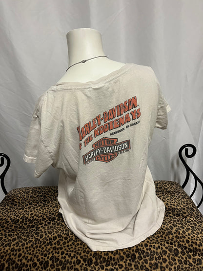 XL - Harley Davidson 2000s Rhinestone Graphic Tee