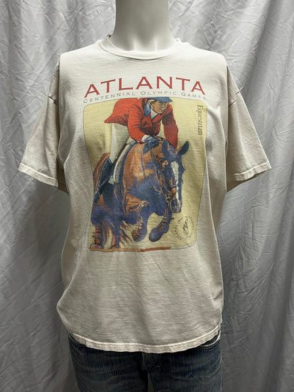 L - Atlanta 1996 Olympic Games Equestrian Tee Hanes