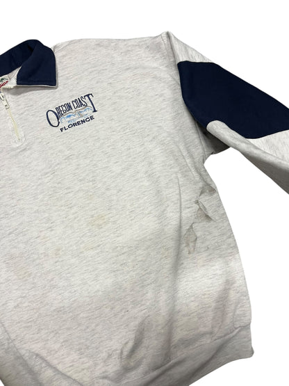 L - Oregon Coast Vintage 1/4 Zip Sweatshirt