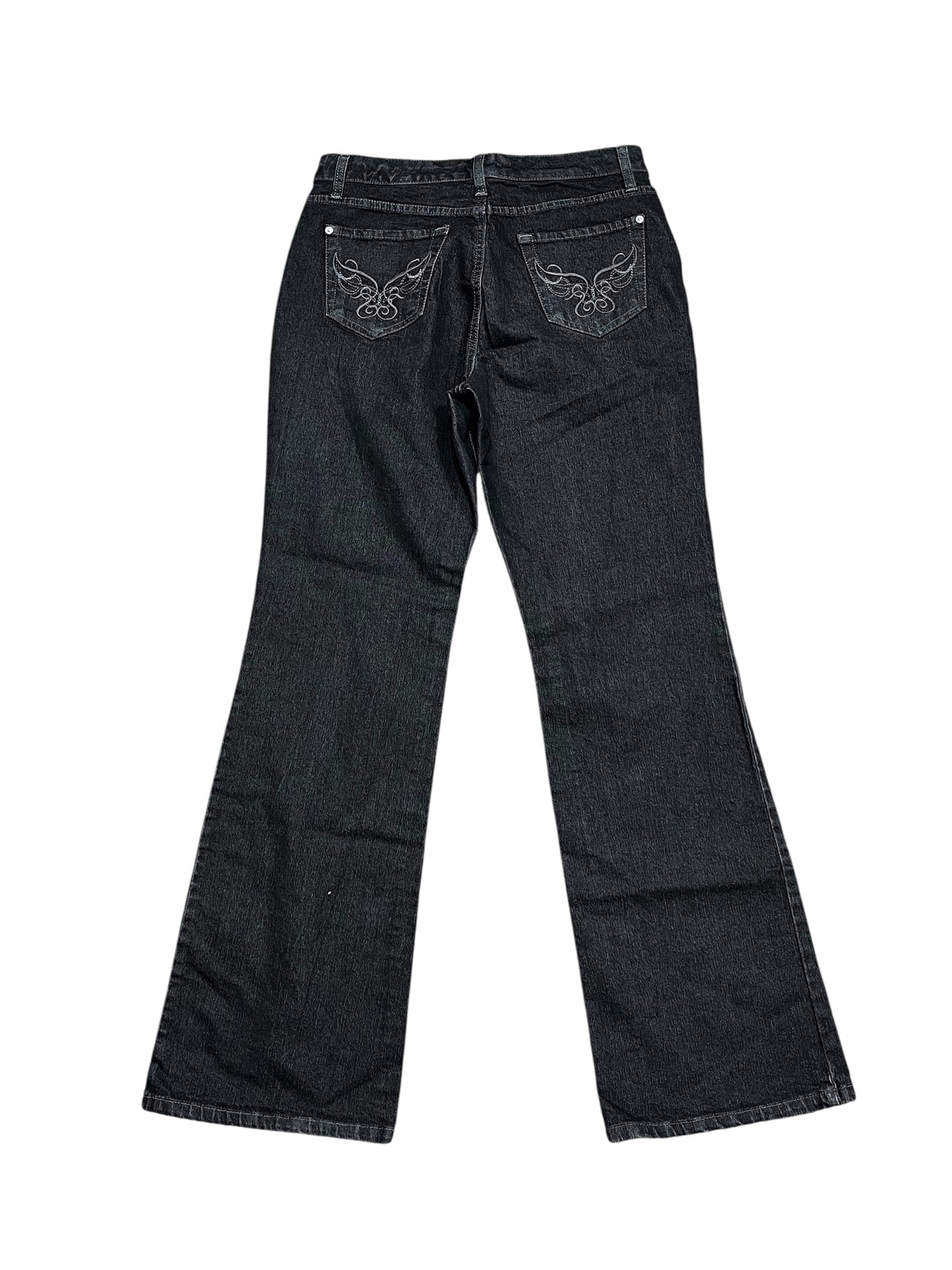 30" - Jeanstar 90s Wide Leg Faded Black
