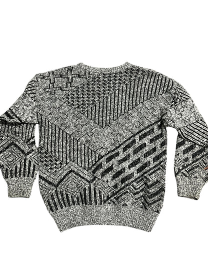 M - Silana 80s Textured Knit Sweater