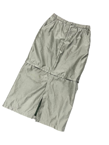 M - Columbia Cargo Zip Maxi Skirt