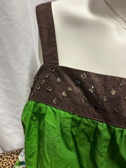 XL - 725 Originals Y2K Green Blouse