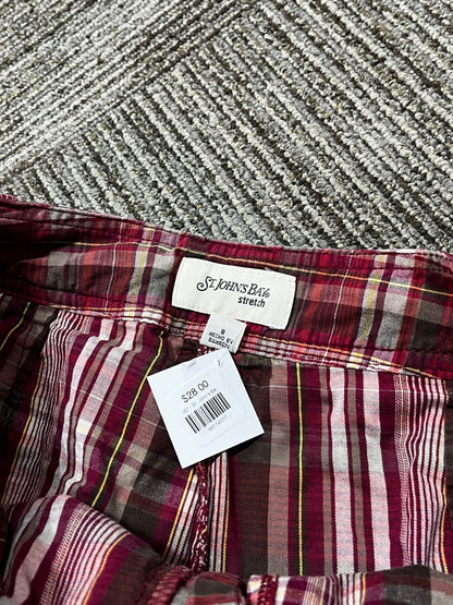30" - St. John's Bay Y2K Plaid Mini Skort