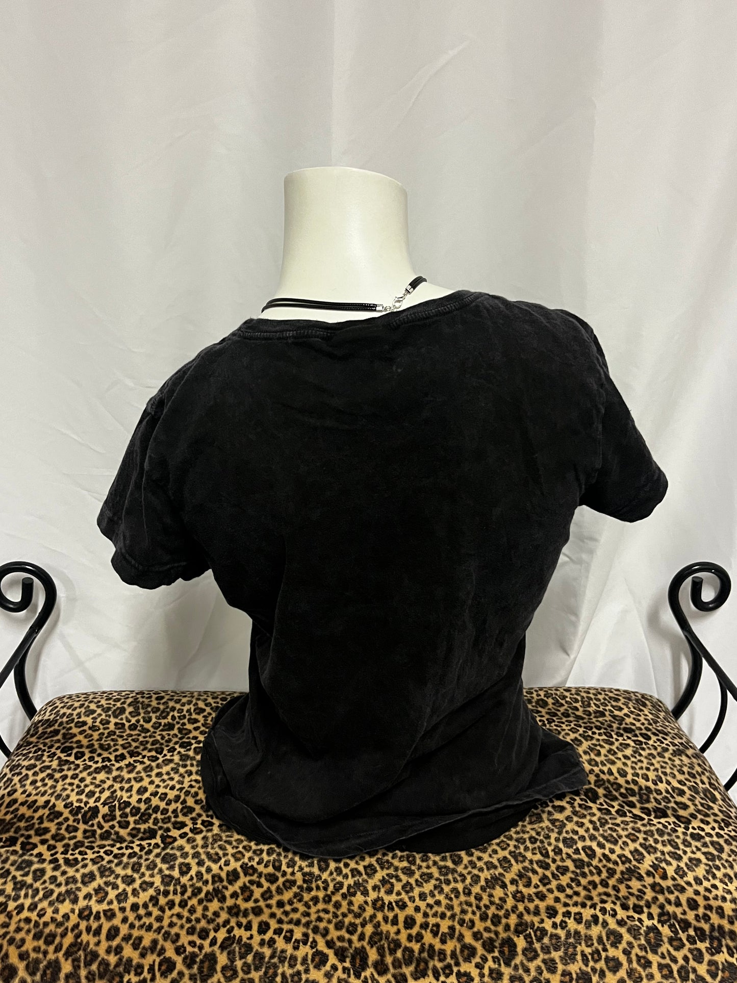 L - Harley Davidson Skull Graphic Top