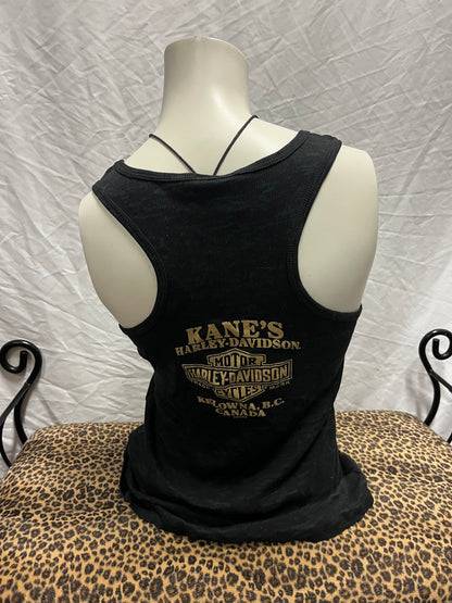 L - Harley Davidson Y2K Script Tank Top
